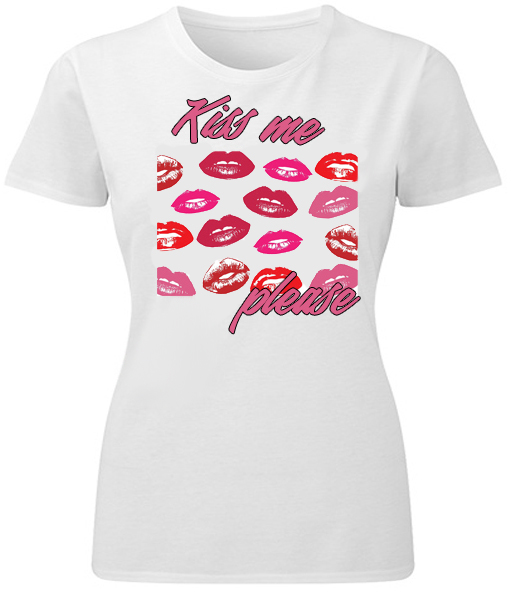 Majice sa stampom natpisom slikom/Za devojku/kiss me.jpg